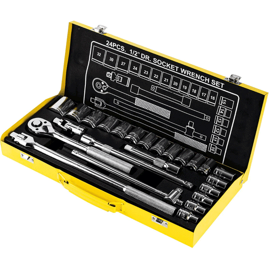 Deli EDL2024T Socket  Set 1/2" 24pcs | Deli by KHM Megatools Corp.