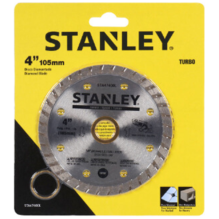 Stanley STA47400L Diamond Cut Off Wheel 4" Turbo