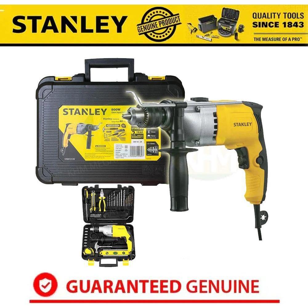Stanley STDH7213V Impact / Hammer Drill 13mm 800W (Value Pack) | Stanley by KHM Megatools Corp.