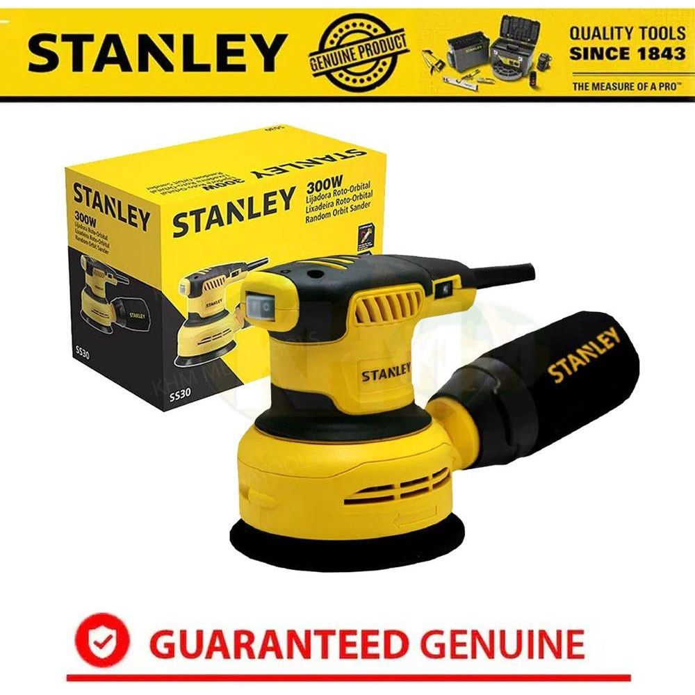 Stanley SS30 Random Orbit Sander 5" 300W | Stanley by KHM Megatools Corp.