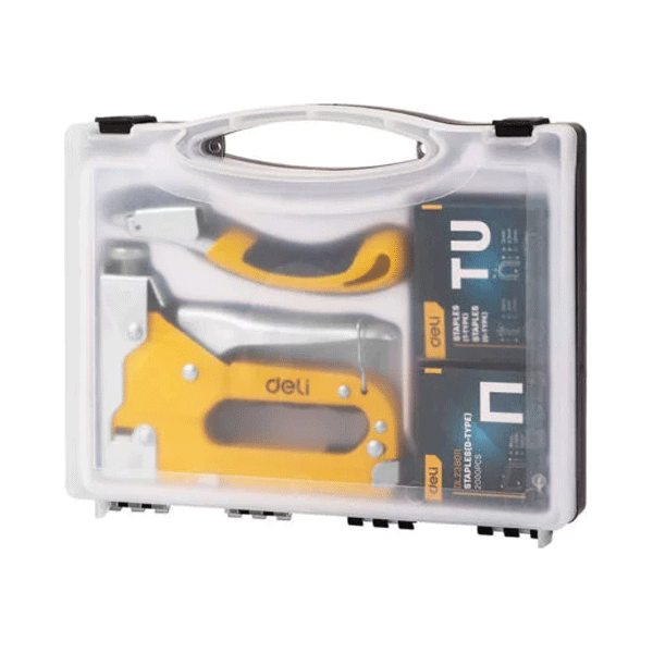 Deli EDL238105 5pcs Staple Gun Set