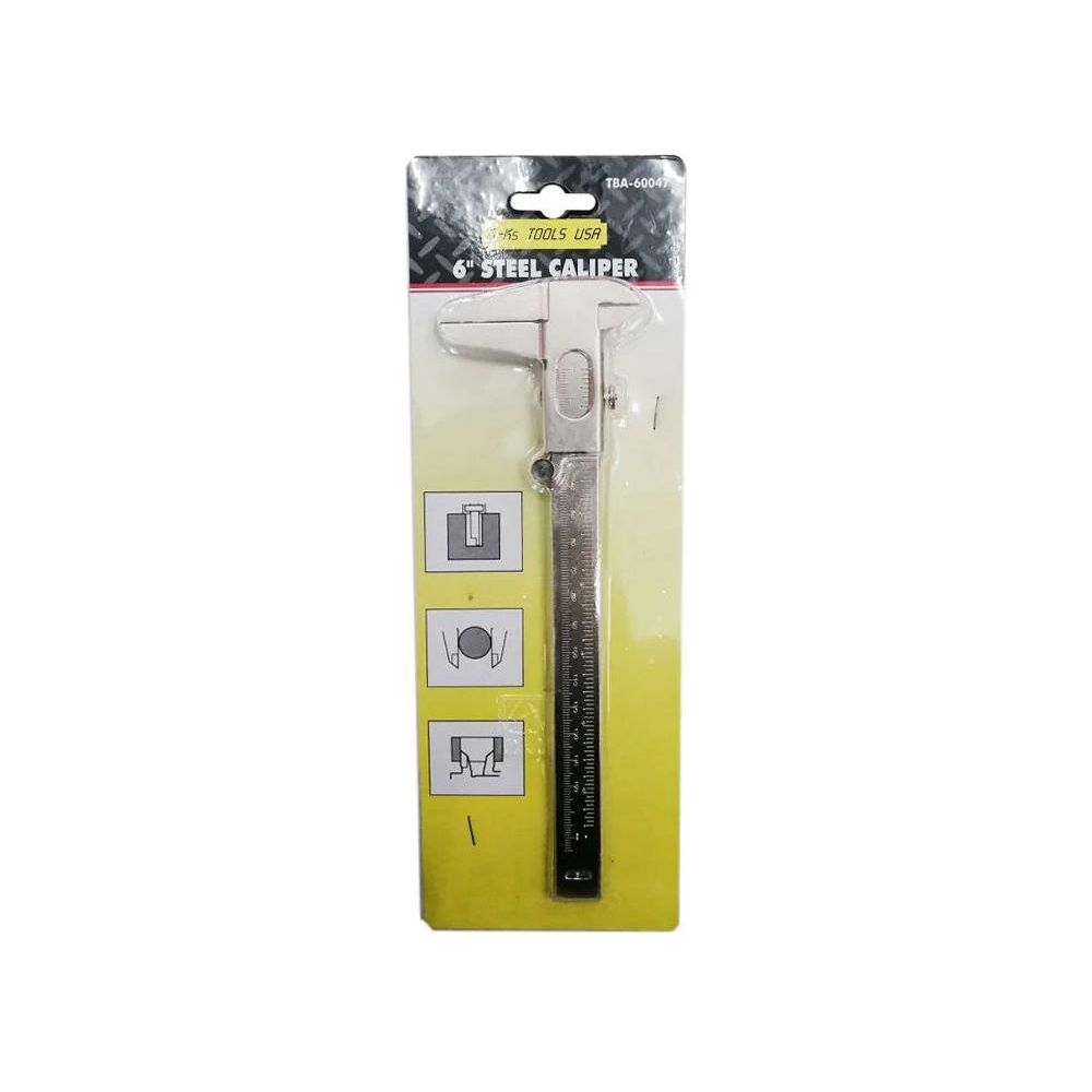 S-Ks TBA-60047 Steel Vernier Caliper 6" | S-Ks Tools USA by KHM Megatools Corp.