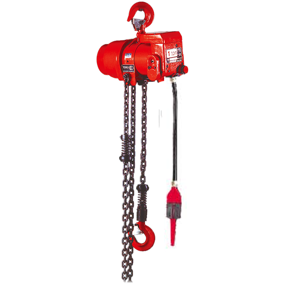 Toku TCR-6000P2E Pneumatic Air Chain Hoist 6Tx 3M (Pendant) | Toku by KHM Megatools Corp.