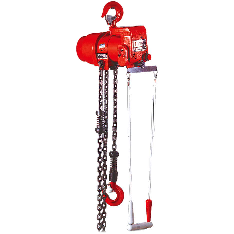 Toku TCR-6000C2 Pneumatic Air Chain Hoist 6T x 3M (Cord) | Toku by KHM Megatools Corp. Main image