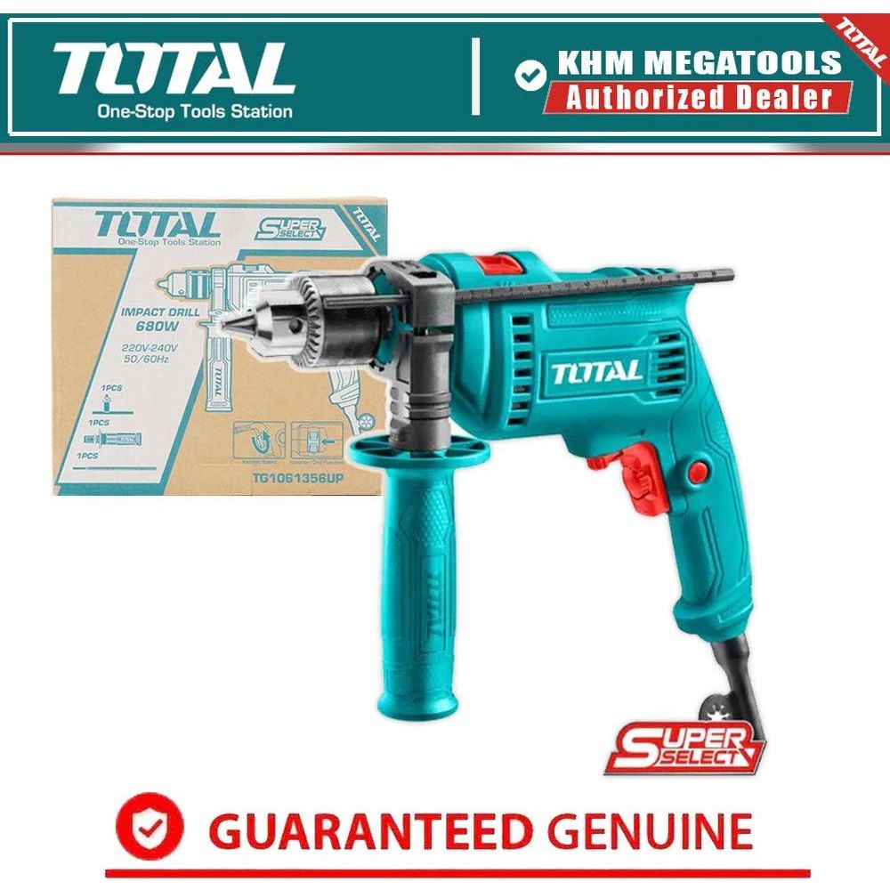 Total TG1061356UP Hammer Drill / Impact Drill 680W (SS) | Total by KHM Megatools Corp.