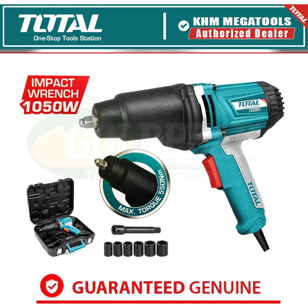 Total TIW10101 Impact Wrench Kit | Total by KHM Megatools Corp.