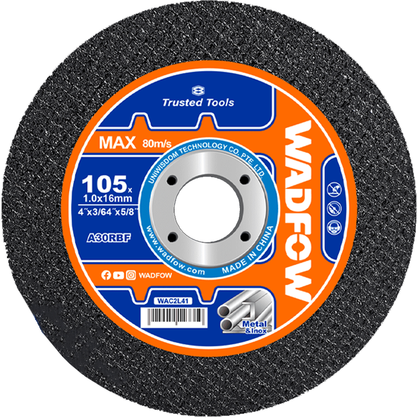 Wadfow WAC1341 Abrasive Metal Cutting Disc 4" | Wadfow by KHM Megatools Corp. Main image