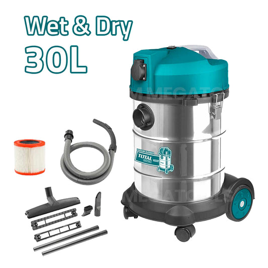Total TVC14301 (30L) Wet & Dry Vacuum 1400W