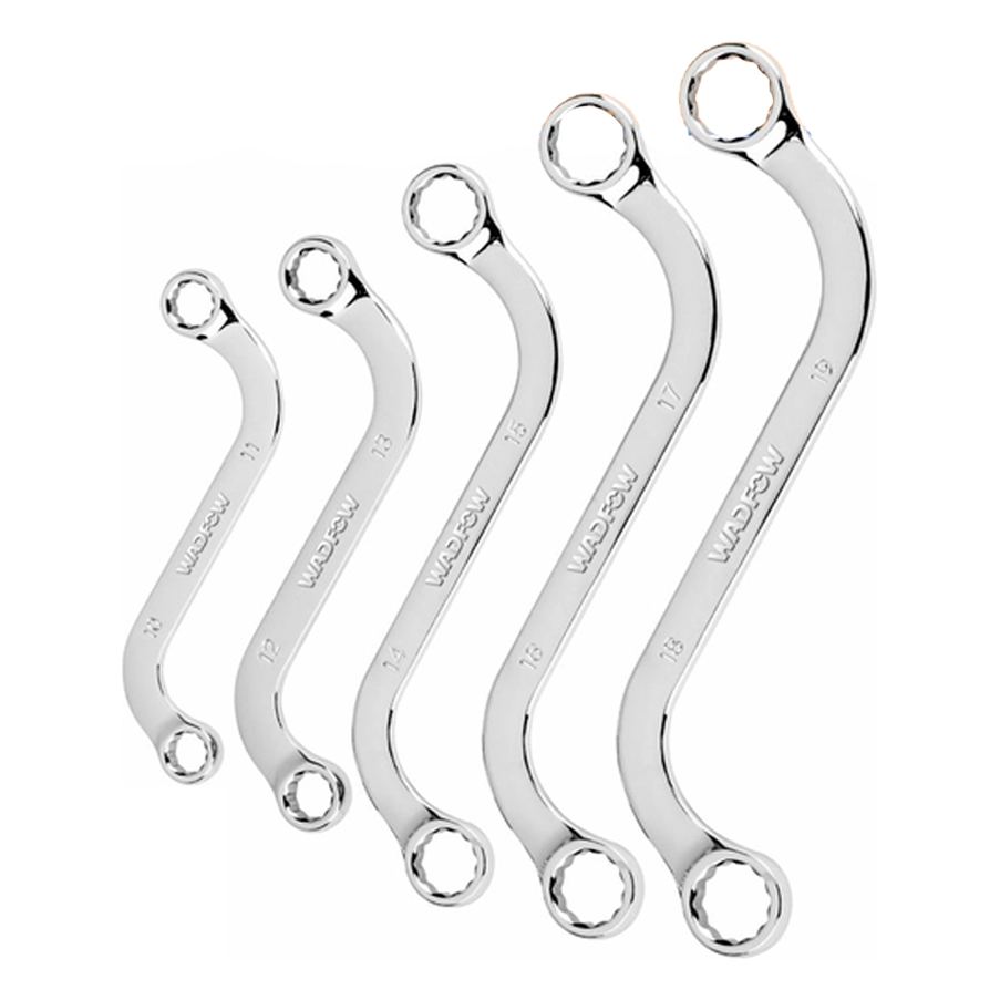 Wadfow WFR4405 S-Type Ring Wrench Set 5Pcs | Wadfow by KHM Megatools Corp. Main image