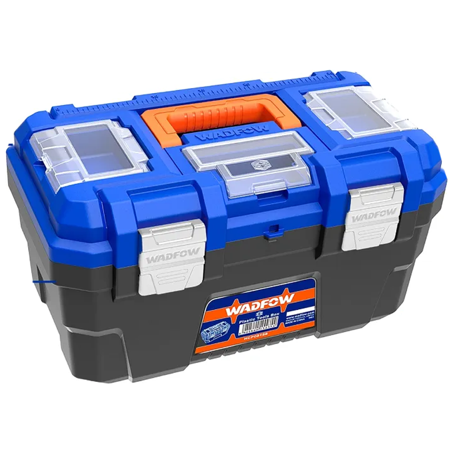 Wadfow WTB3319 Plastic Tool Box 19" (Metal Buckle) | Wadfow by KHM Megatools Corp. Main image