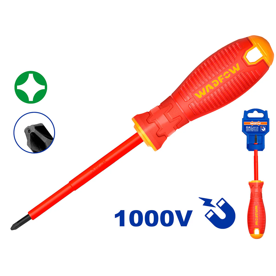 Wadfow WSD7224 Insulated Screwdriver PH2 | Wadfow by KHM Megatools Corp.
