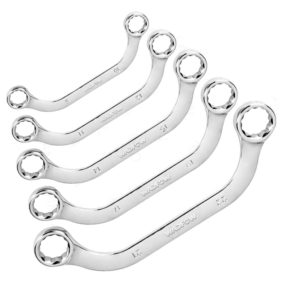 Wadfow WFR3405 Half Moon Ring Wrench Set 5Pcs | Wadfow by KHM Megatools Corp. Main image