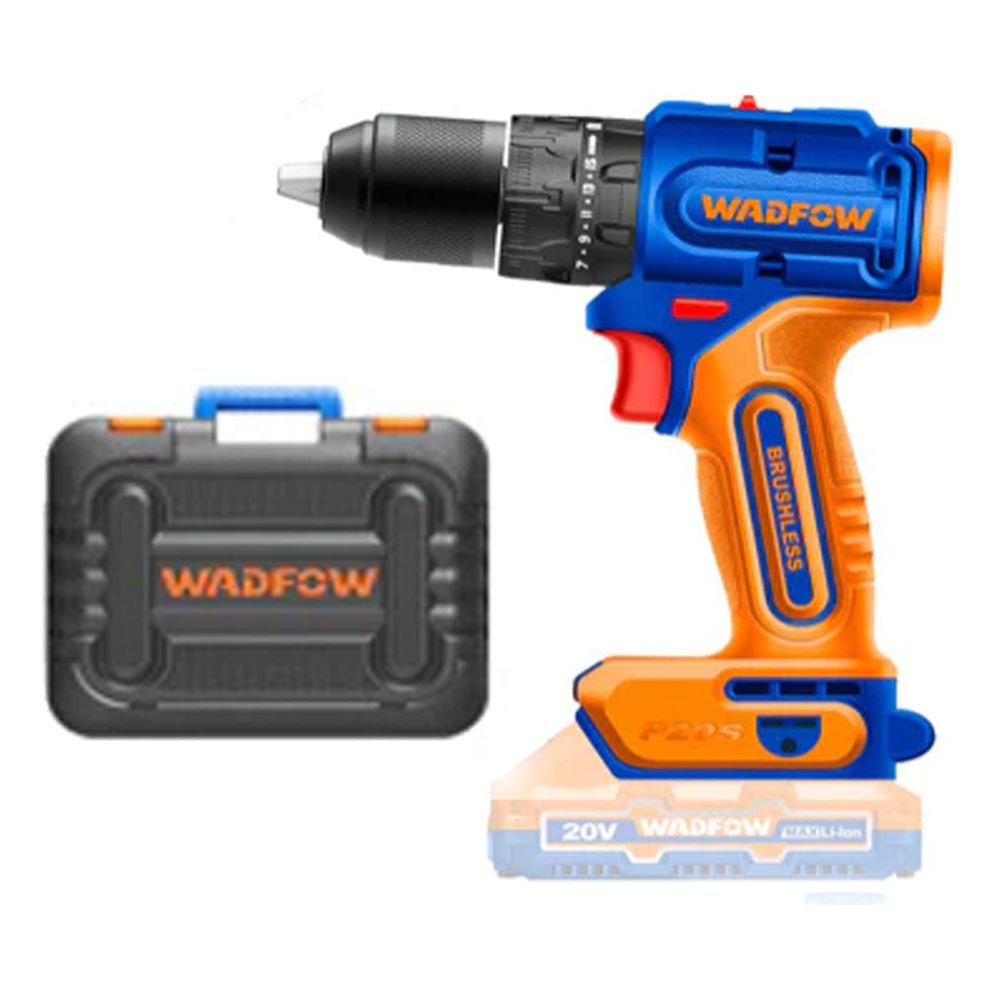 Wadfow WCDP551 Cordless Li-Ion Impact Drill 20V 1.5Ah