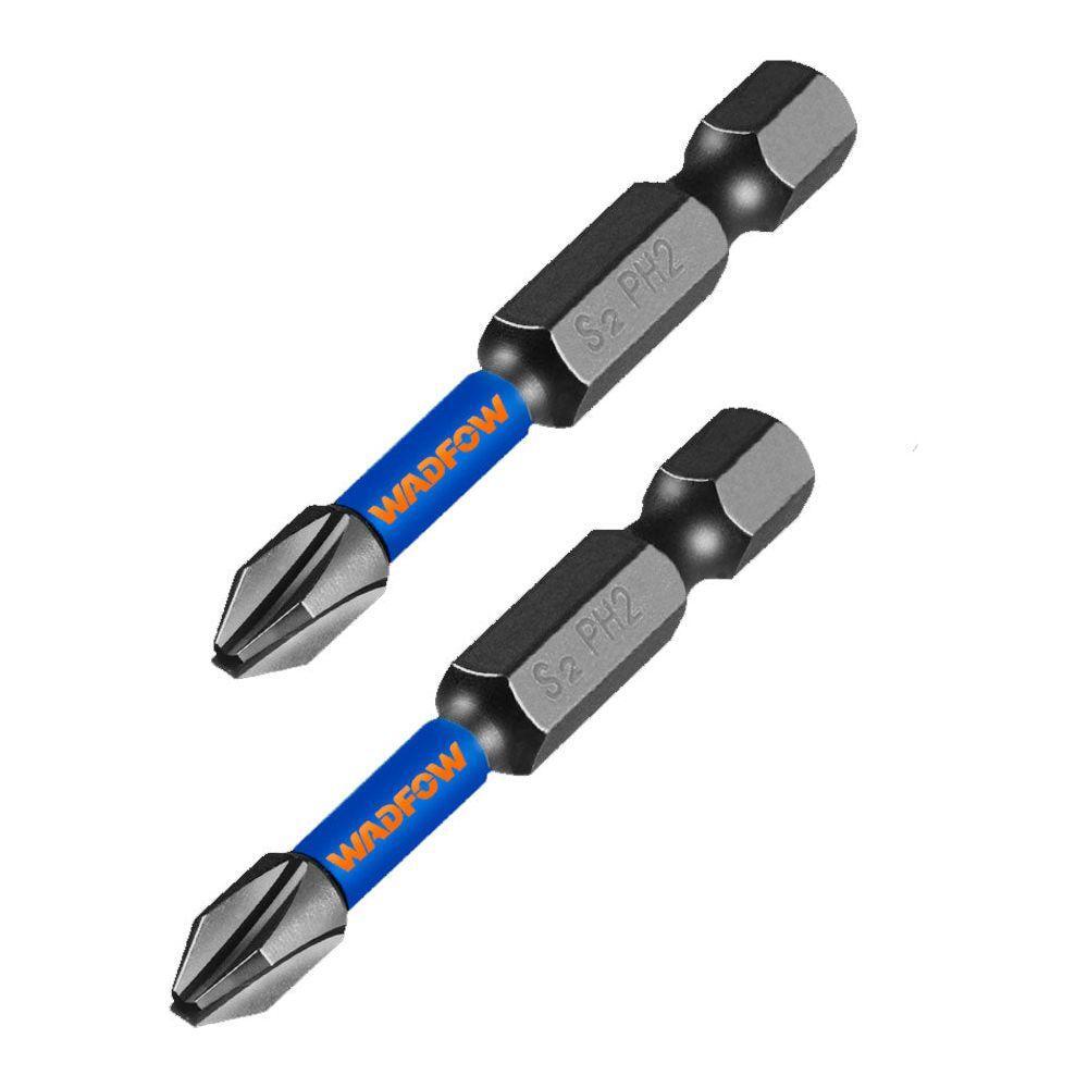 Wadfow WSV2K61 Impact Screwdriver Bit PH2x50MM 2Pcs | Wadfow by KHM Megatools Corp. Main image