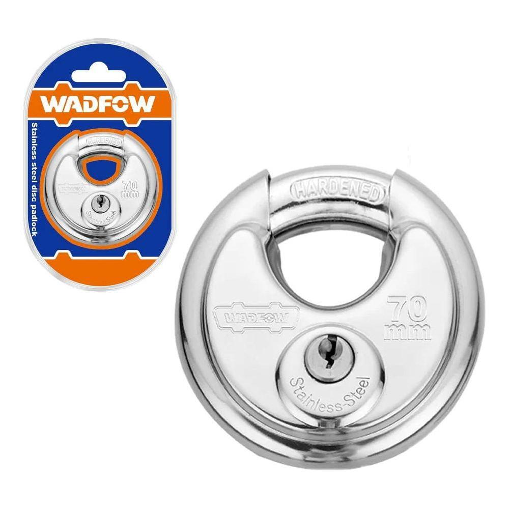 Wadfow WPDD470 Stainless Steel Disc Padlock 70MM | Wadfow by KHM Megatools Corp.