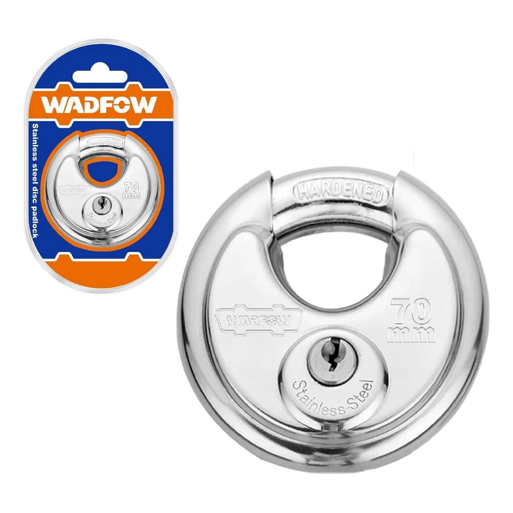 Wadfow WPDD470 Stainless Steel Disc Padlock 70MM