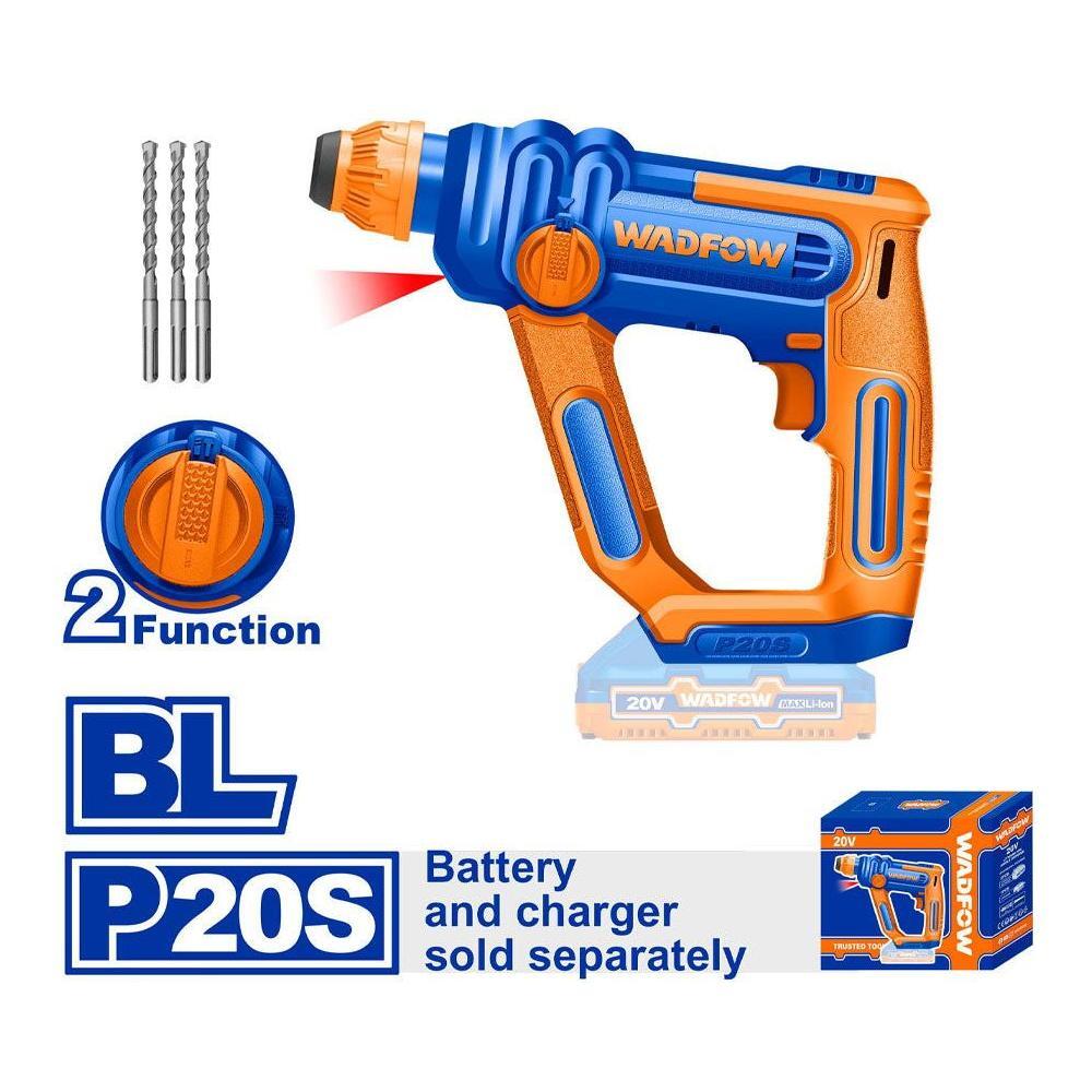 Wadfow WLM1516 Cordless Rotary Hammer 20V (Bare) Secondary image