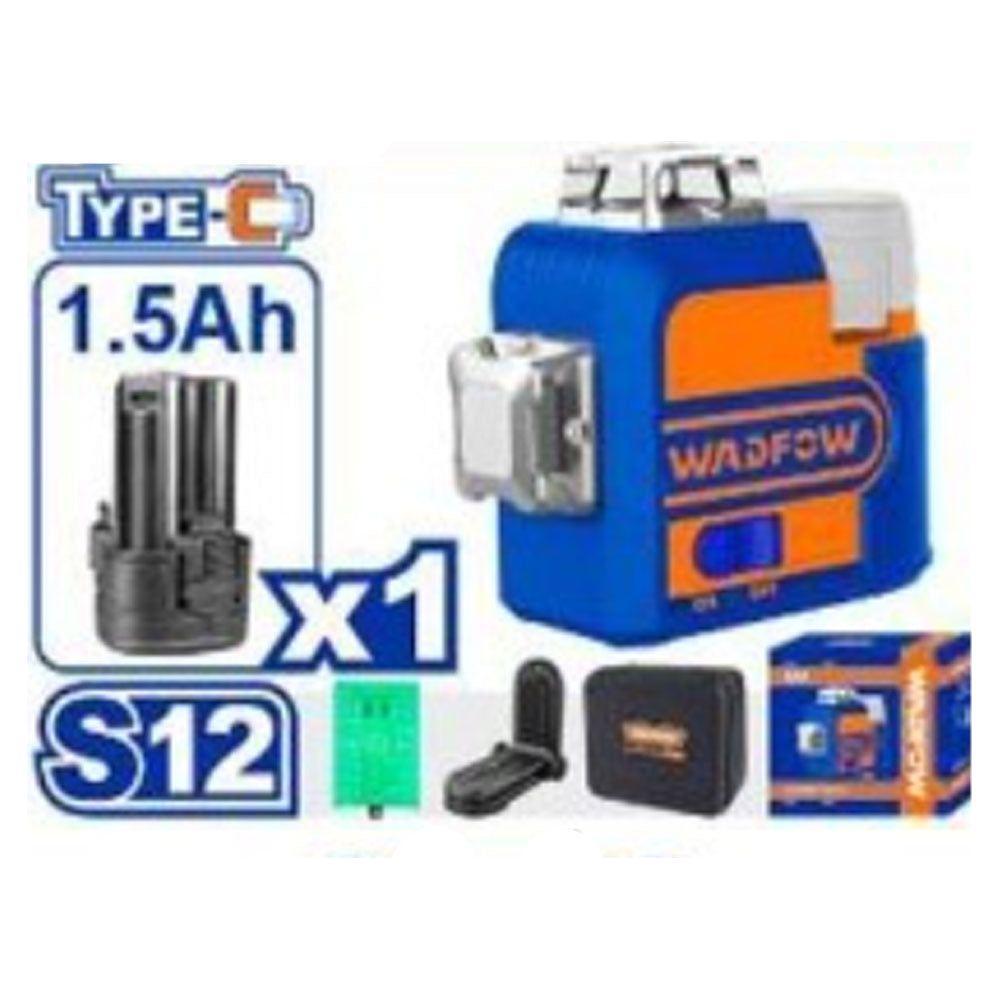 Wadfow WLE8M12 Cordless 3D Self-Leveling Laser 12V Secondary image