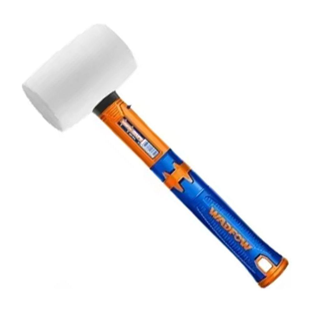Wadfow WHM7304 Natural Rubber Hammer Fiberglass Handle 16OZ | Wadfow by KHM Megatools Corp. Main image