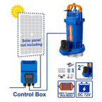 Wadfow WWPQDC04 Solar Powered Submersible Pump 1.5HP | Wadfow by KHM Megatools Corp.