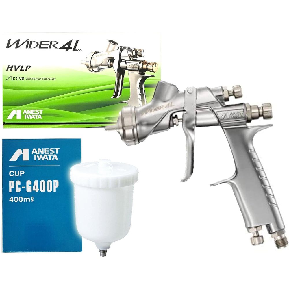 Anest Iwata WIDER4L Large Low Pressure Paint Spray Gun
