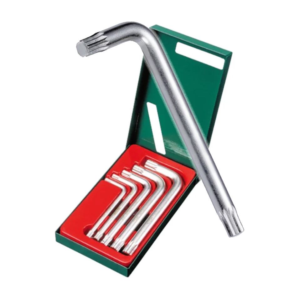Hans 16778-5M XZN 5pcs.Spline Key Wrench Set (L-Type) | Hans by KHM Megatools Corp. Main image