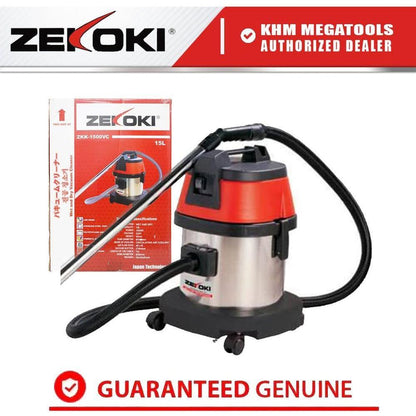 Zekoki ZKK-1500VC Wet & Dry HD Vacuum 15L 1000W | Zekoki by KHM Megatools Corp.