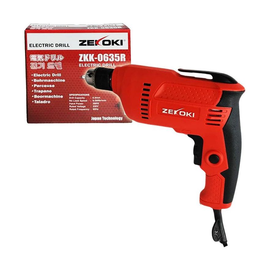 Zekoki ZKK-0635 Hand Drill 1/4" 380W