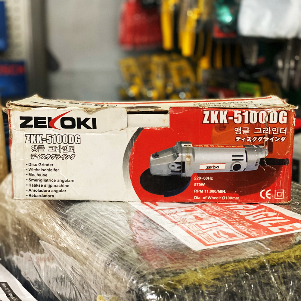 Zekoki ZKK-5100DG Angle Grinder (Damaged Box) | Discounts by KHM Megatools Corp. Main image