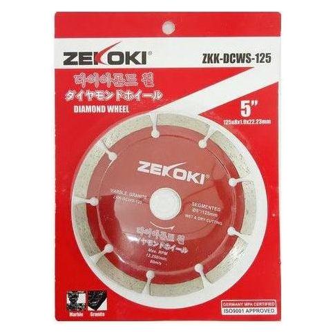 Zekoki ZKK-DCWS-125 Diamond Cut Off Wheel 5" Segmented - KHM Megatools Corp. Main image