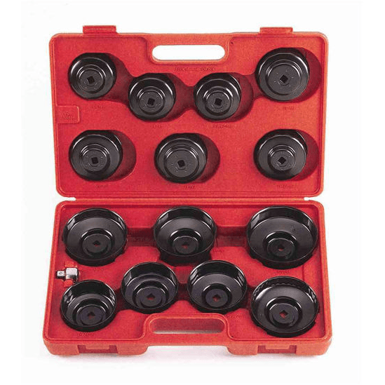Licota ATA-0291 15pcs 3/4” Drive Cup-Type Oil Filter Wrench Tool Set | Licota by KHM Megatools Corp.