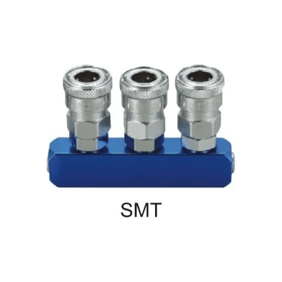 OSK GN3-SMT Quick Coupler - Manifold / Multi Coupling (Straight 3-Way)