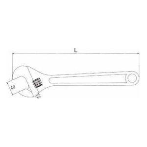 Hans 1172 Adjustable Wrench Secondary image