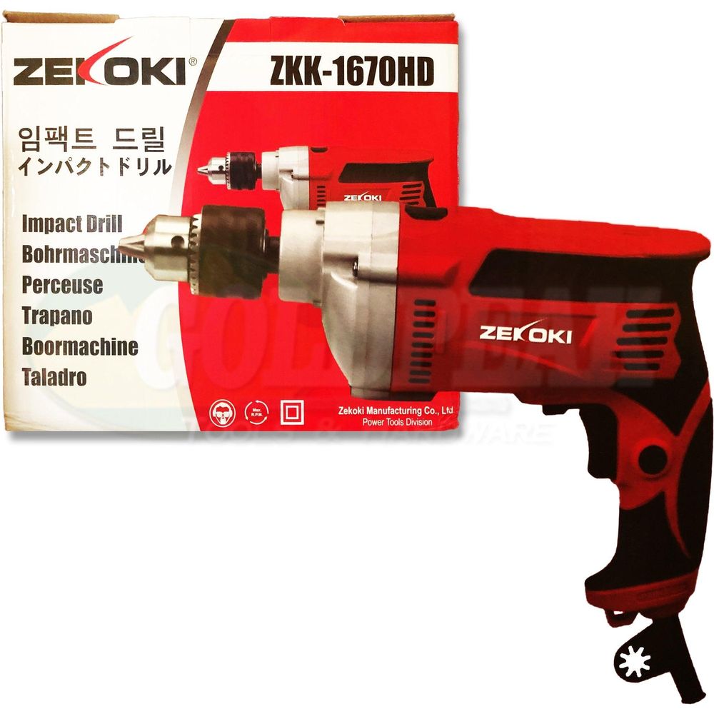 Zekoki ZKK-1670HD Hammer Drill - Goldpeak Tools PH Zekoki
