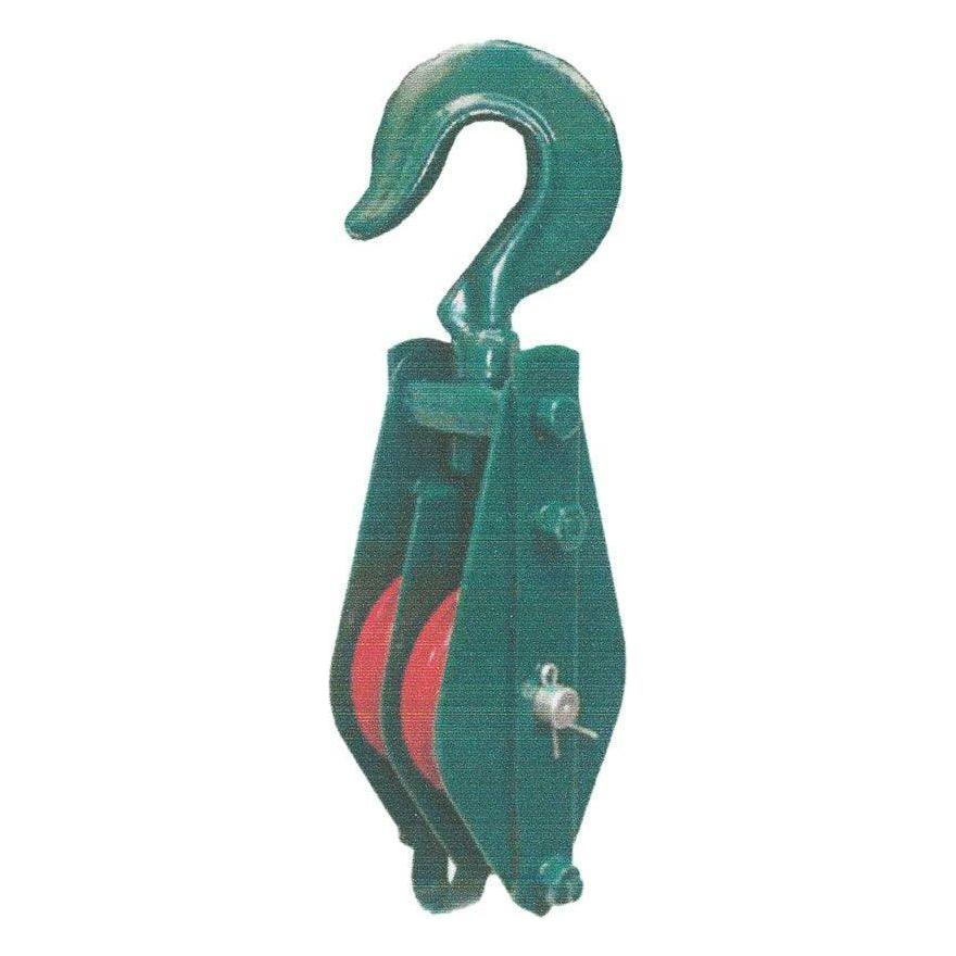 Meiho Construction Pulley Block with Swivel Hook