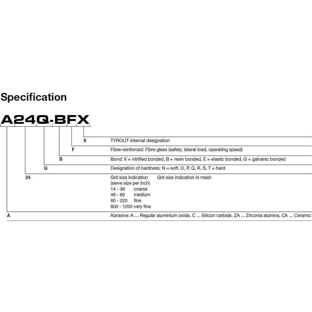 Tyrolit Depressed Center Grinding Wheel [Standard] | Tyrolit by KHM Megatools Corp.