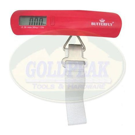 Butterfly Electronic Luggage Weight Scale 50 KGS. - Goldpeak Tools PH Butterfly
