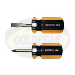 Butterfly #6904 Stubby Screwdriver (1/4") - Goldpeak Tools PH Butterfly