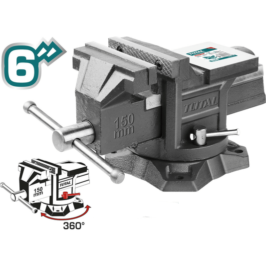 Total Swivel Bench Vise wtih Anvil | Total by KHM Megatools Corp.