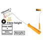 Ingco HRHT061001 Mini Paint Roller (Acrylic) Cylinder Brush 4" - KHM Megatools Corp.