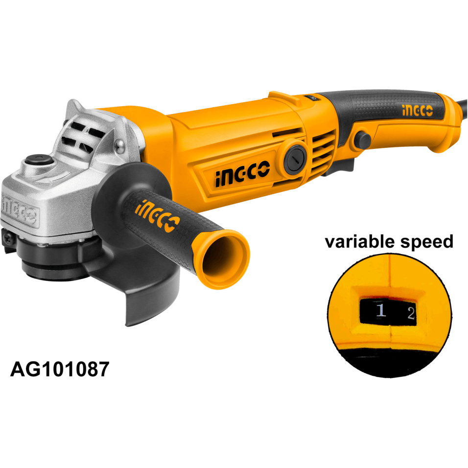 Ingco AG101087 Angle Grinder 1010W 4" (VS) - KHM Megatools Corp.