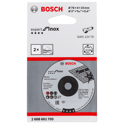 Bosch Cutting Disc 3" for GWS 12V-EC | Bosch by KHM Megatools Corp.