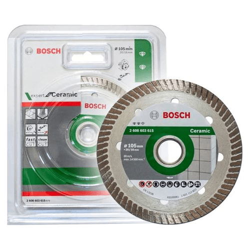 Bosch Diamond Cut Off Wheel 4" Turbo Disc for Tile/Ceramic (2608603615)