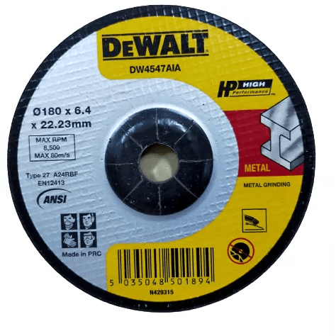 Dewalt DW4547AIA Grinding Disc 7" for Metal