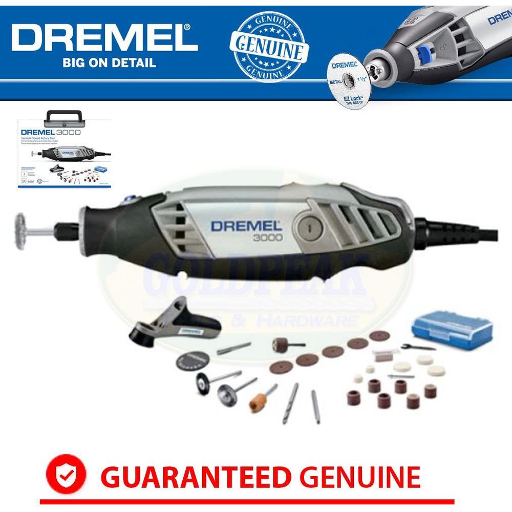 Dremel 3000 1/26 Rotary Tool Intermediate Kit - Goldpeak Tools PH Dremel