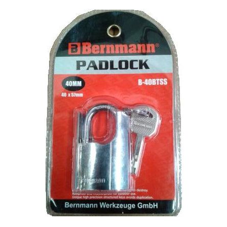 Bernmann High Security Padlock Short Shackle (Shrouded Shoulders) | Bernmann by KHM Megatools Corp.
