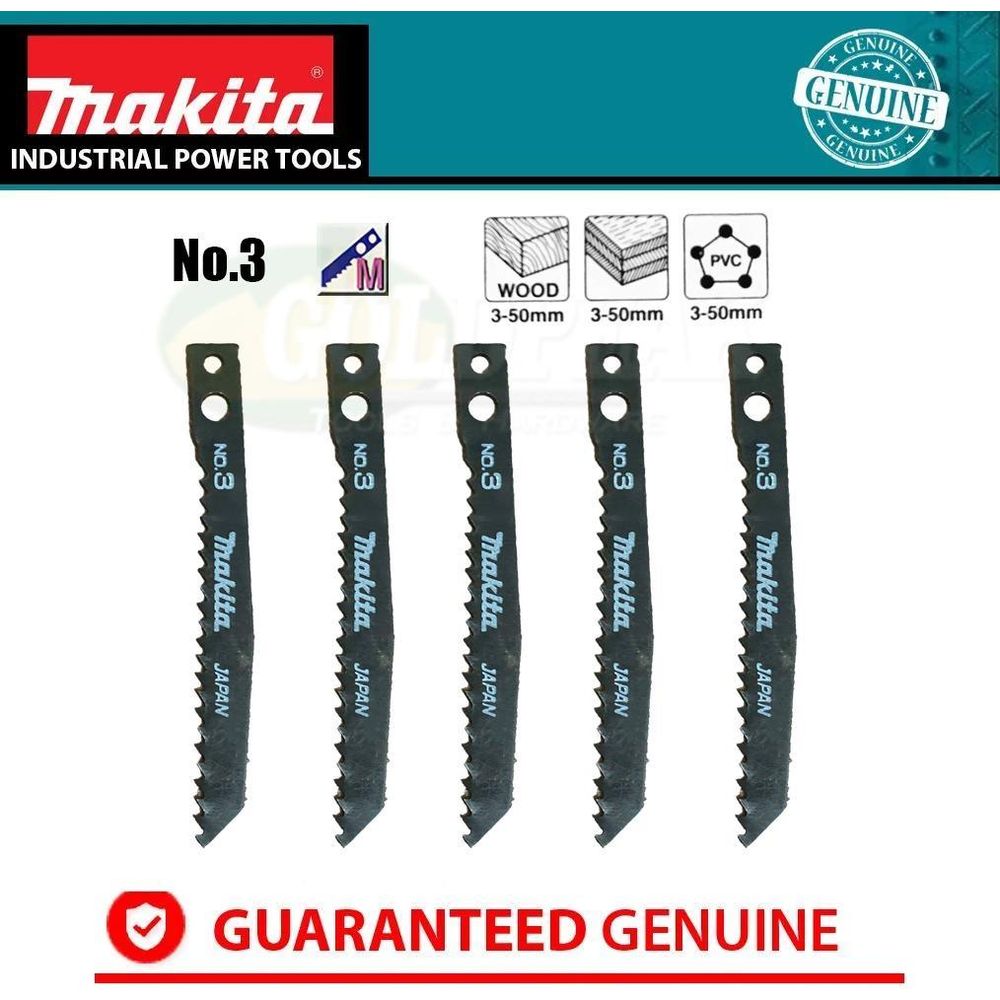 Makita Jigsaw Blade Pack Type - Goldpeak Tools PH Makita
