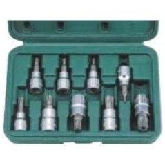 Hans 36025-9 3/8" Drive 9pcs Tamperproof Torx Bit Socket Wrench Set | Hans by KHM Megatools Corp.