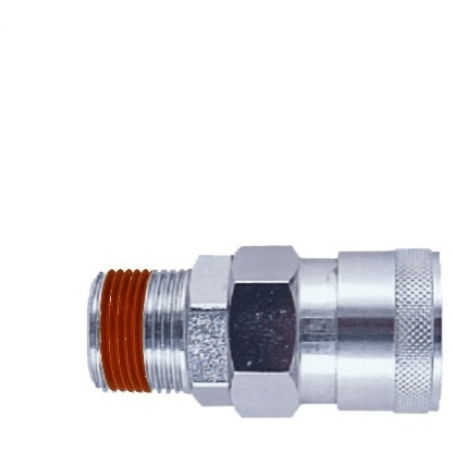 THB (SMA) Quick Coupler Body - Male Thread End (High Flow) | THB by KHM Megatools Corp.