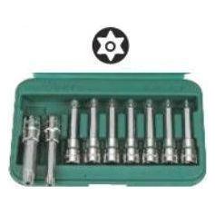 Hans 46025-49 1/2" Drive 9pcs Tamperproof Torx Bit Socket Wrench Set | Hans by KHM Megatools Corp. Main image